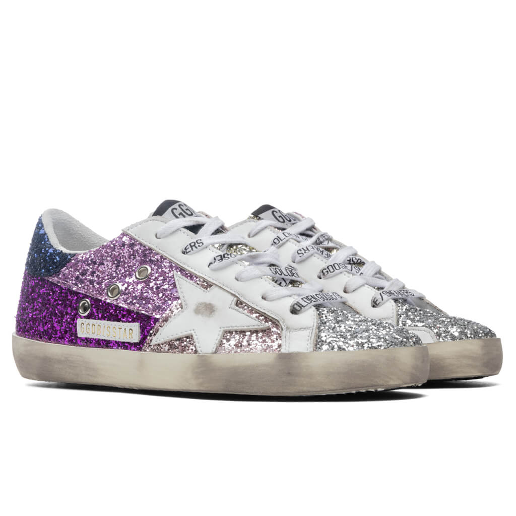 Women's Super-Star Sneakers - Violet Dirty Pink Lavender/White