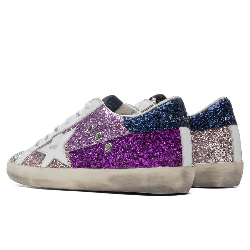Women's Super-Star Sneakers - Violet Dirty Pink Lavender/White