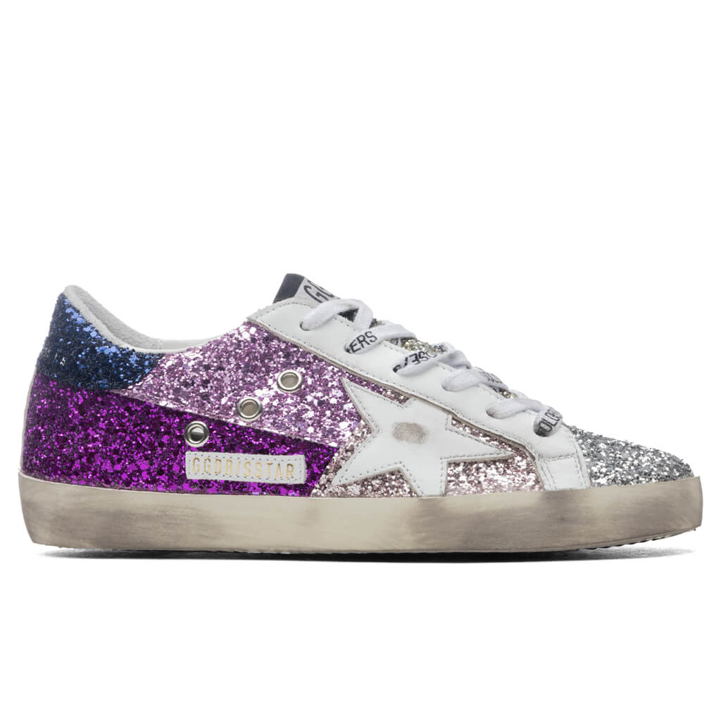 Women's Super-Star Sneakers - Violet Dirty Pink Lavender/White