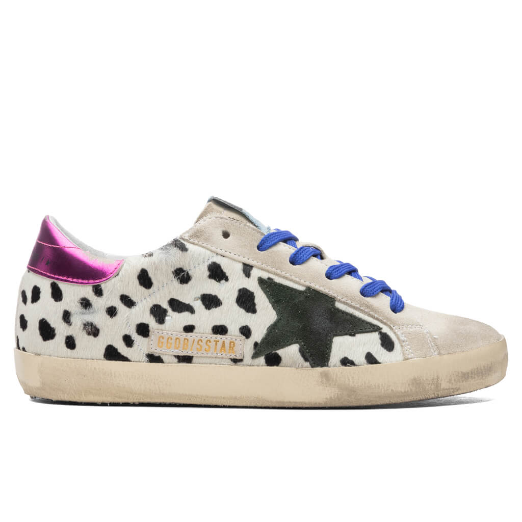 Women's Super-Star Sneakers - White/Black Cow