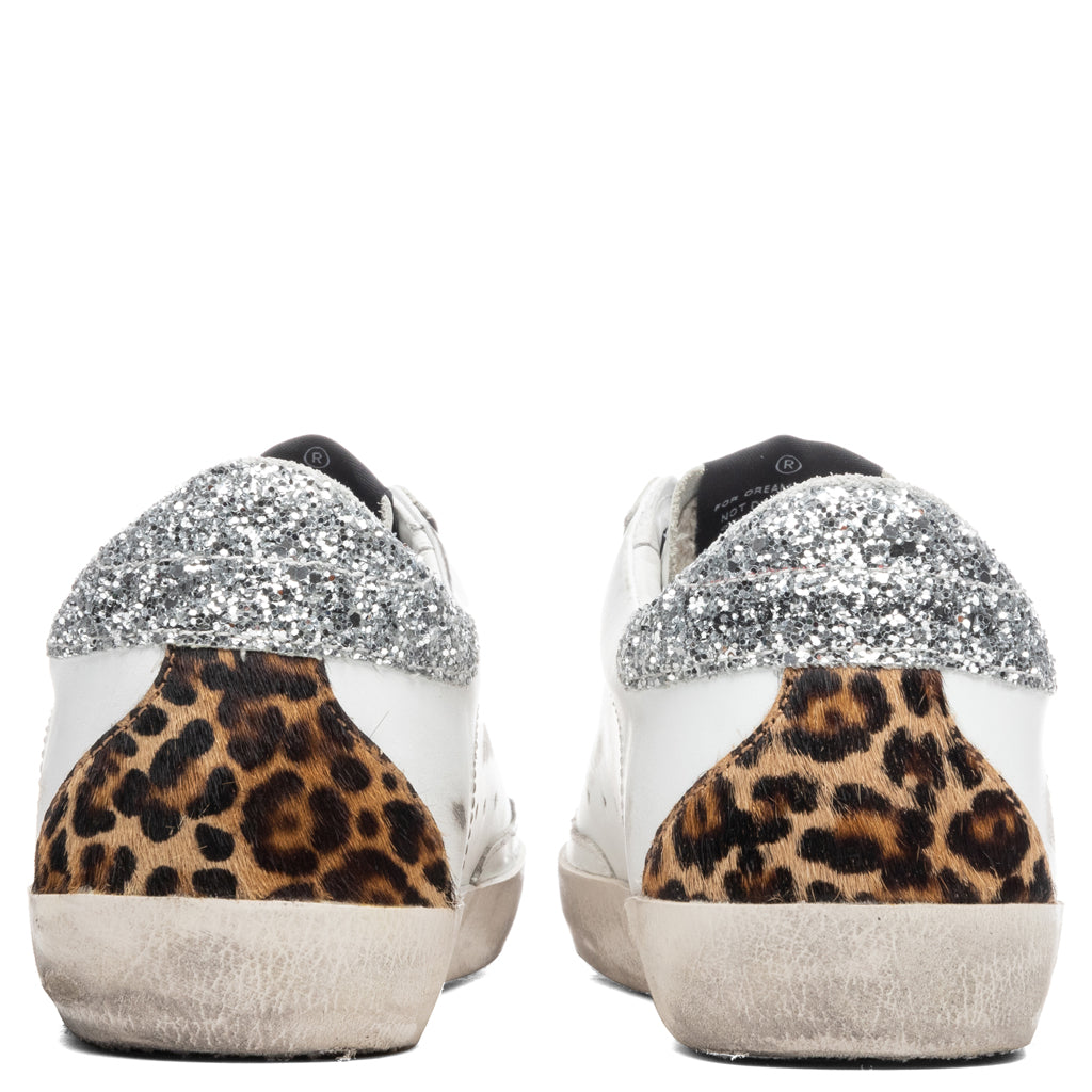 Women's Super-Star Sneakers - White/Fuchsia Fluorescent