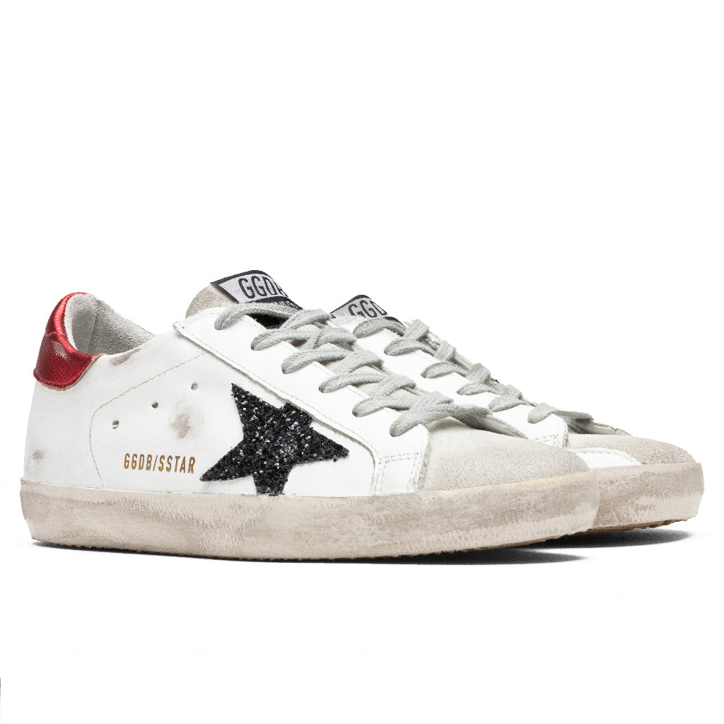 Women's Super-Star Sneakers - White/Ice/Black/Red