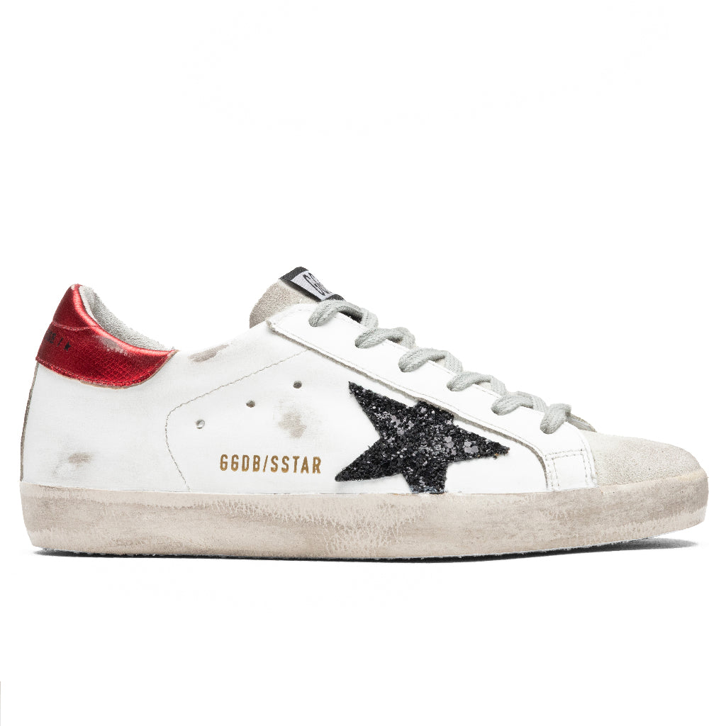 Women's Super-Star Sneakers - White/Ice/Black/Red