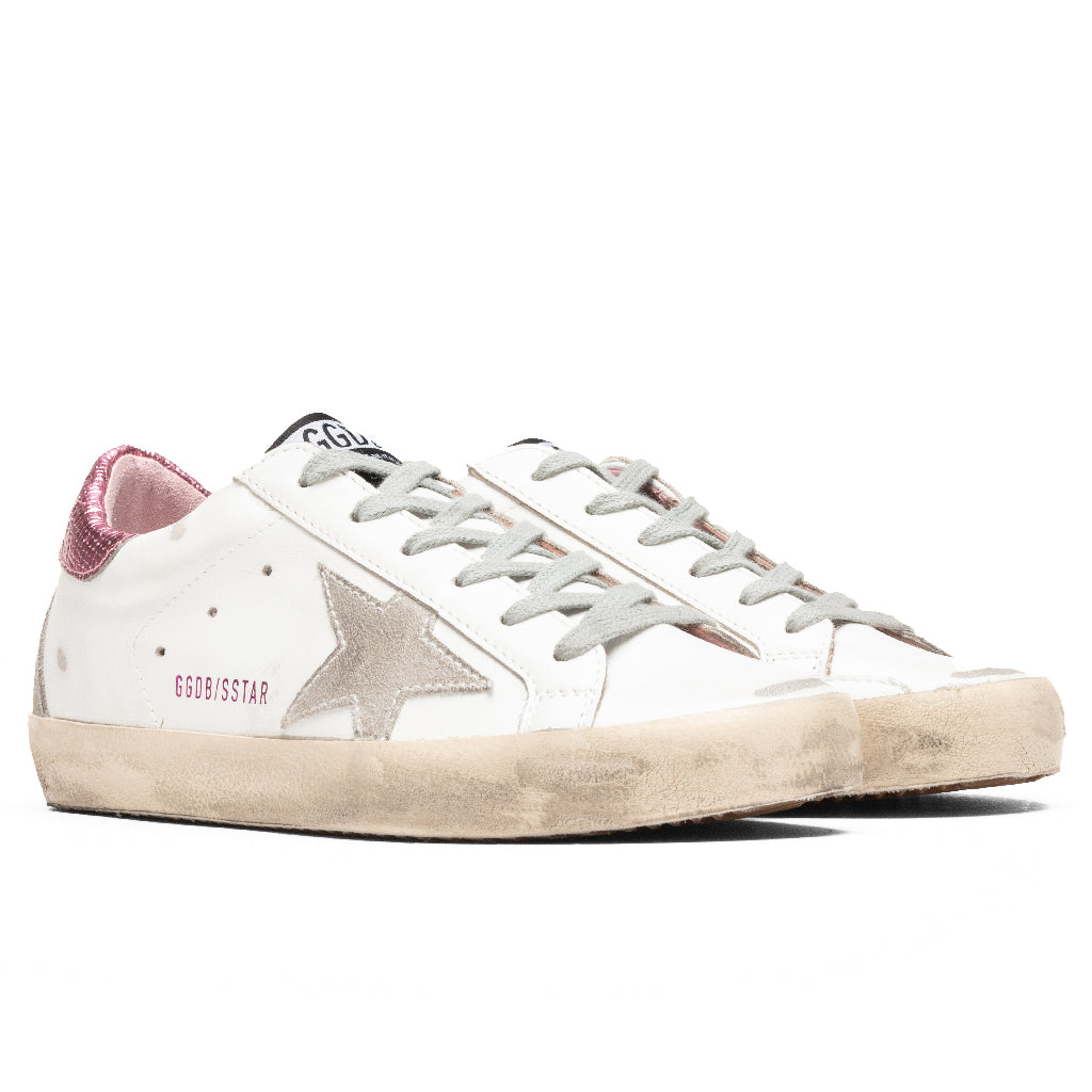Women's Super-Star Sneakers - White/Ice/Pink