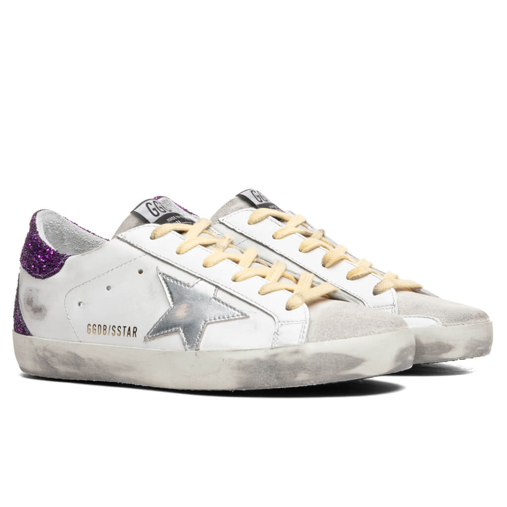 Women's Super-Star Sneakers - White/Ice/Silver/Purple
