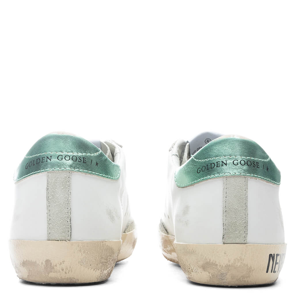 Women's Super-Star Sneakers - White/Orange/Pastel Green