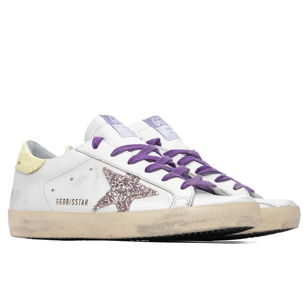Women's Super-Star Sneakers - White/Pink
