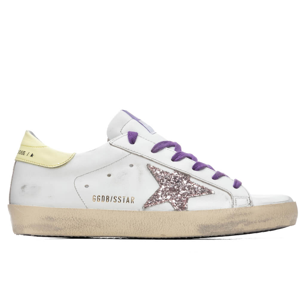 Women's Super-Star Sneakers - White/Pink
