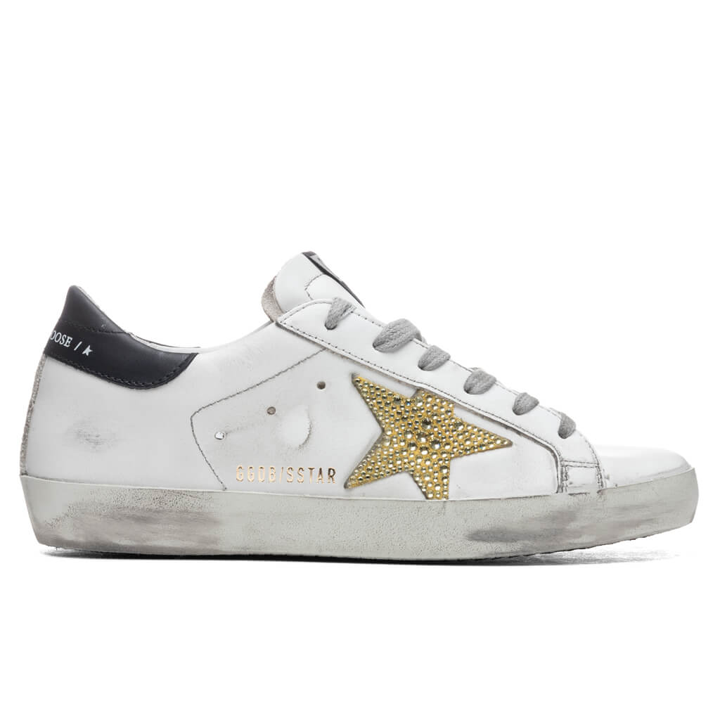 Women's Super-Star Sneakers - White/Sun/Yellow