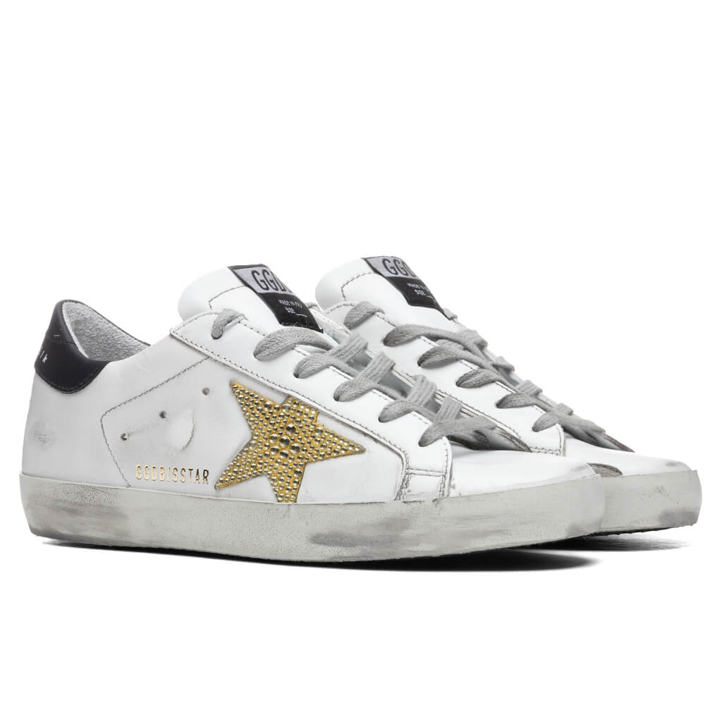 Women's Super-Star Sneakers - White/Sun/Yellow