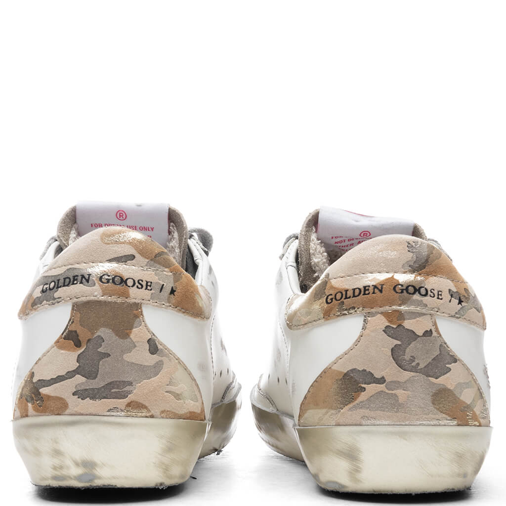 Women's Super-Star Sneakers - White/Taupe/Night Blue