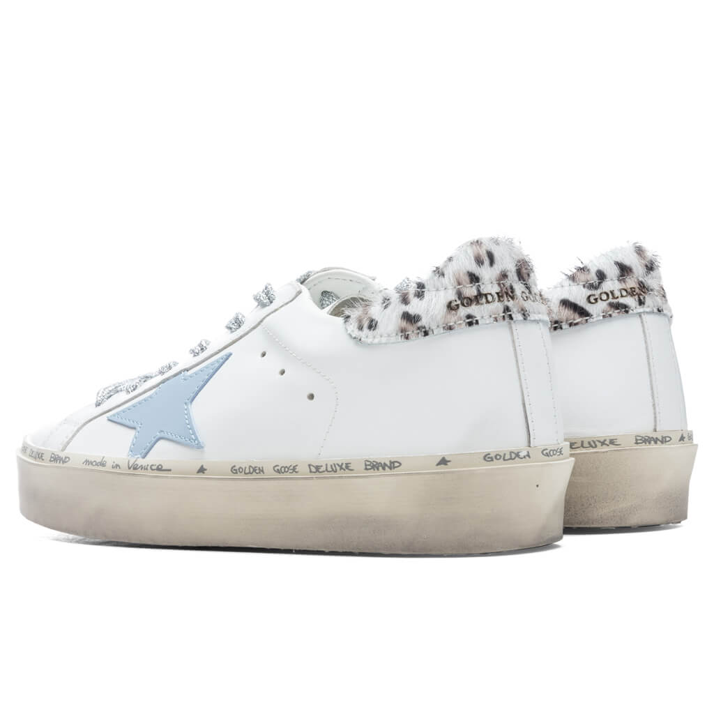 Women's Hi Star - White/Powder Blue/Cream Leopard