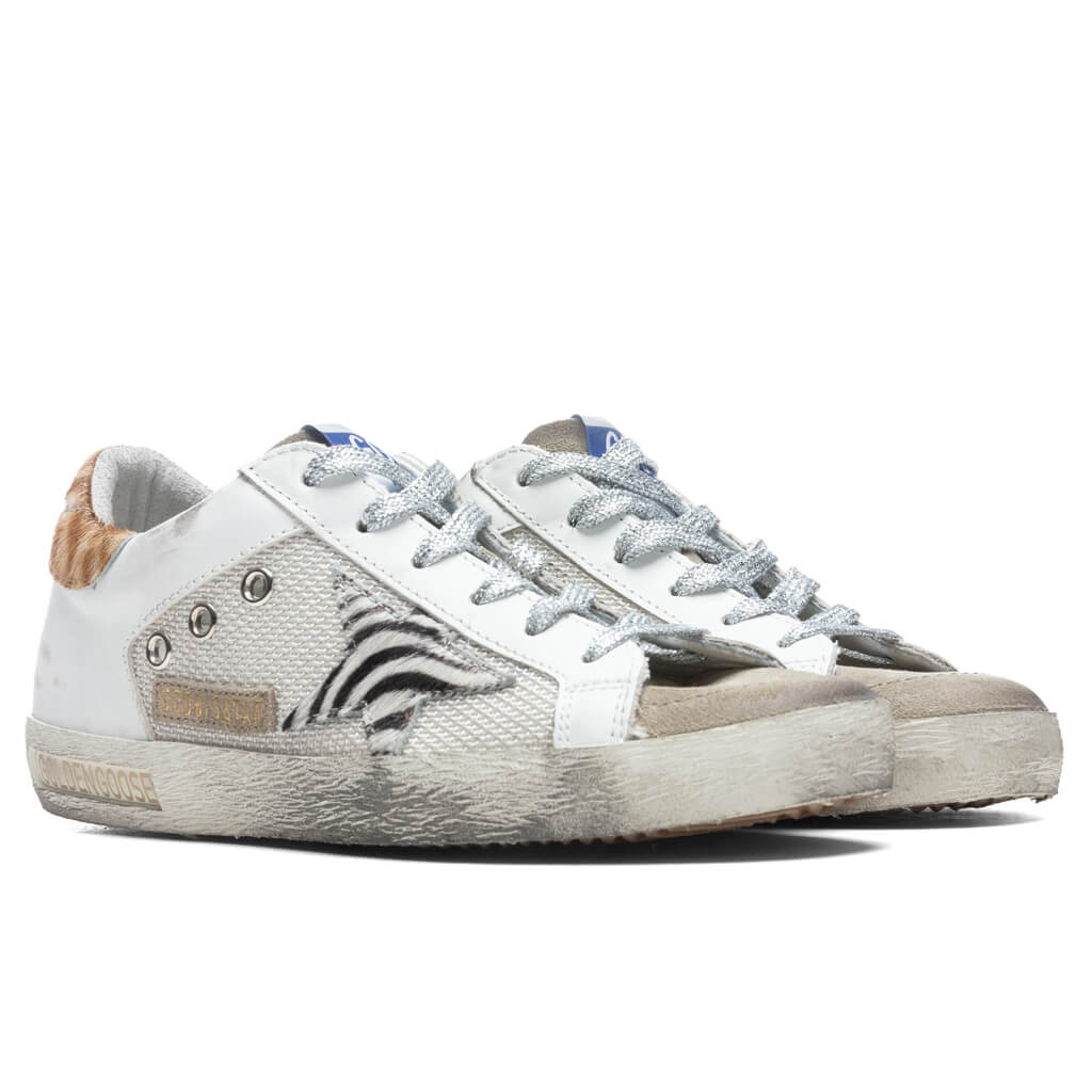 Women's Super-Star Sneakers - Light Silver/White/Taupe