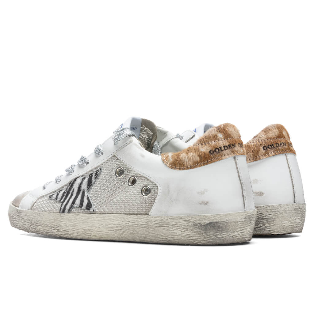 Women's Super-Star Sneakers - Light Silver/White/Taupe