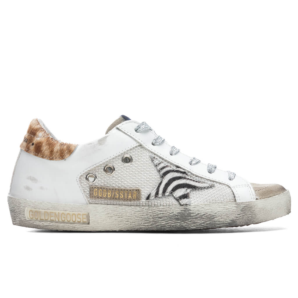 Women's Super-Star Sneakers - Light Silver/White/Taupe