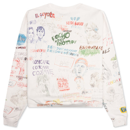 Good Times Are Over 2.0 Crewneck - Vintage White