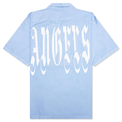 Gothic Logo Shirt S/S - Light Blue