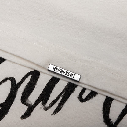 Grand Vintage Hand Drawn T-Shirt - Aged White