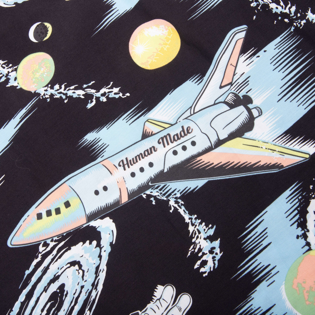 Graphic Aloha Shirt - Black