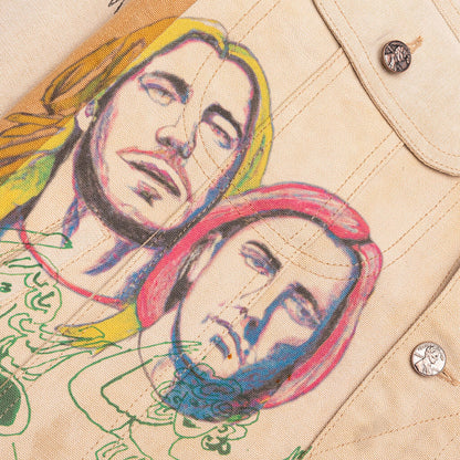 Harrison Reconstructed Trucker Jacket - Multi