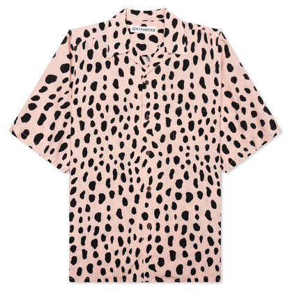 Hawaiian S/S Shirt Type-2 - Pink/Black