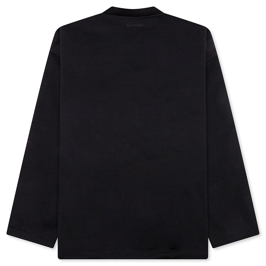 Heavy Fleece Hockey Jersey - Black