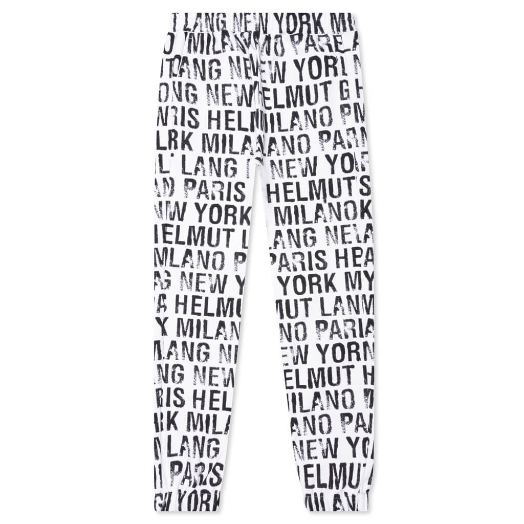 All Over Jogger - White