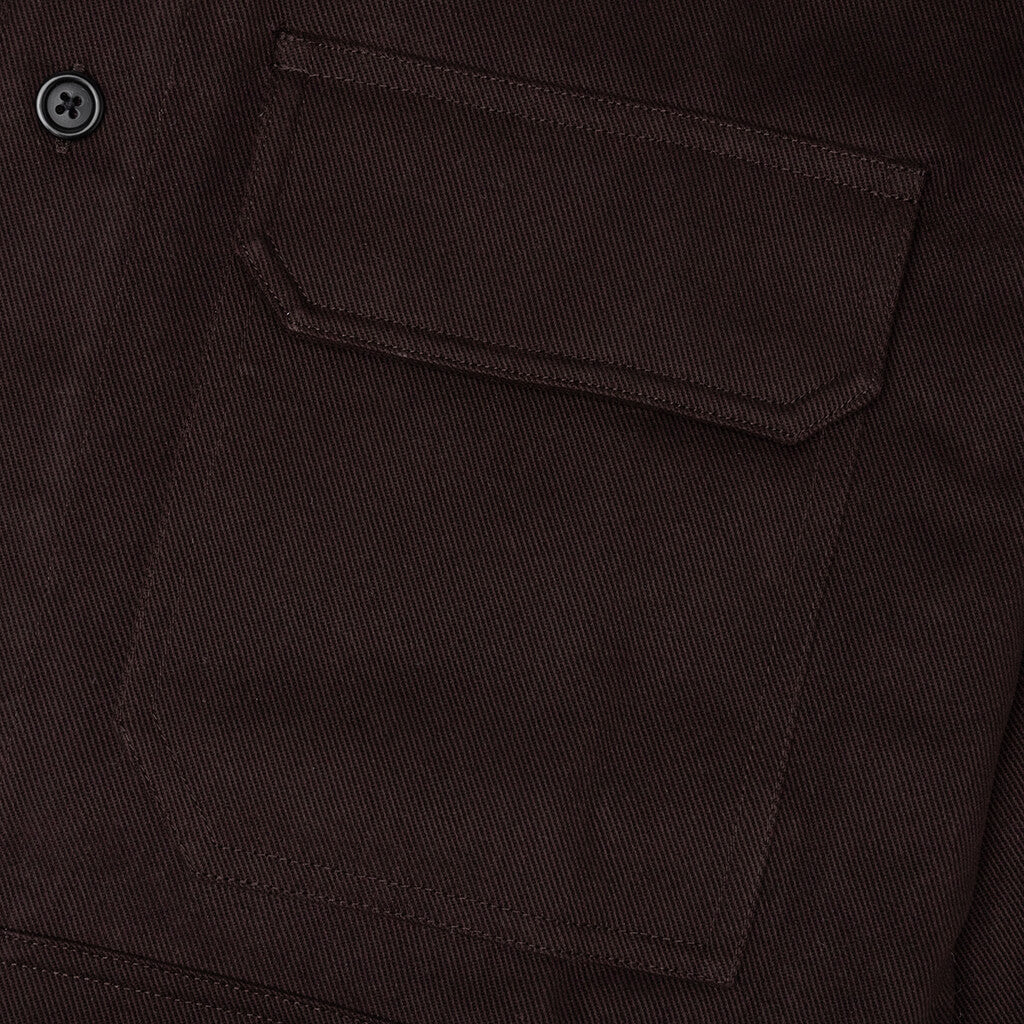 Brushed Twill Shirt - Fig