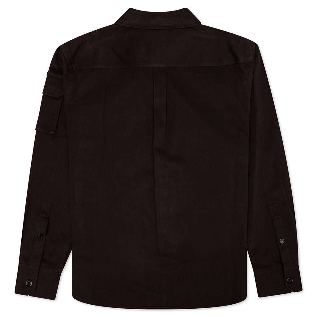 Brushed Twill Shirt - Fig
