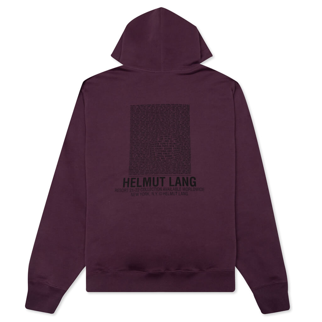 Distort Hoodie - Mulberry