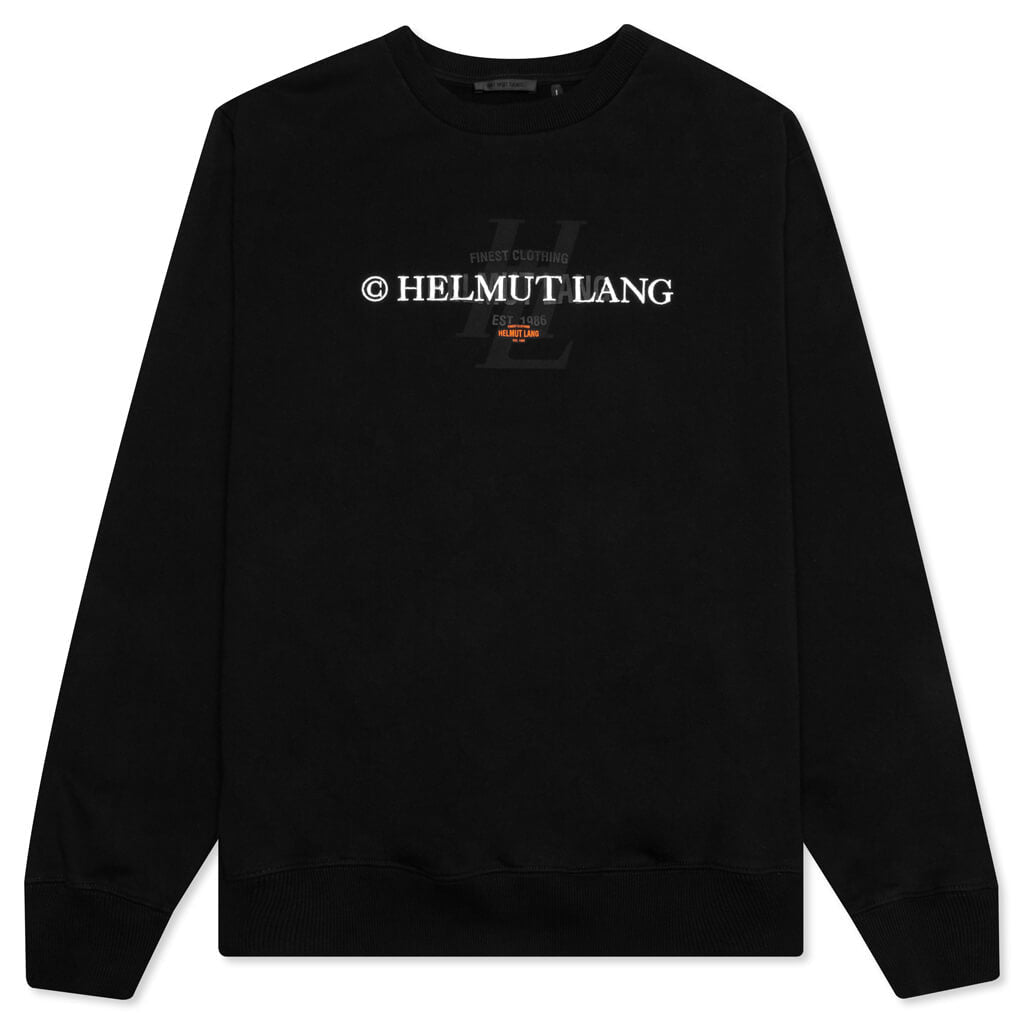 Layer Logo Crewneck - Black