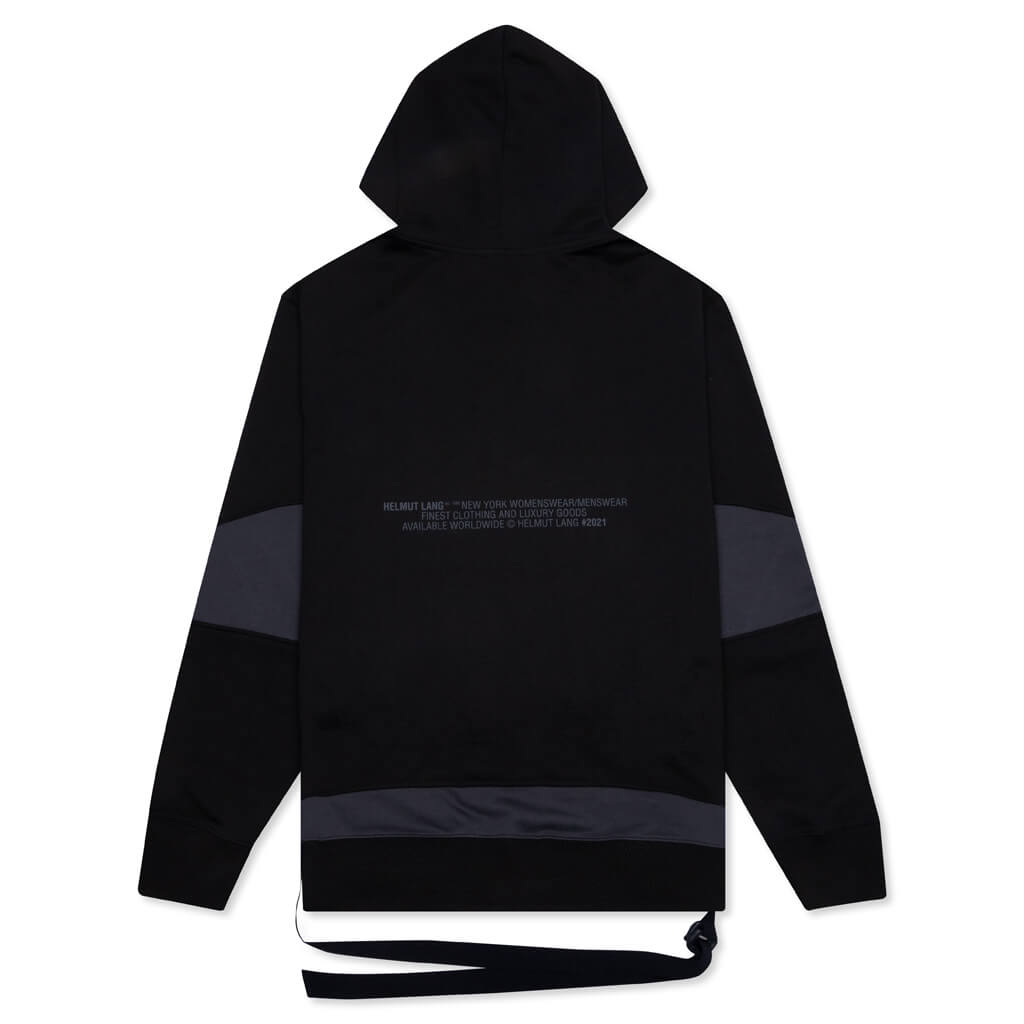 Panel Hoodie - Black/Navy