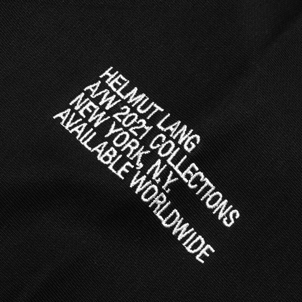 Patchwork Hoodie - Black