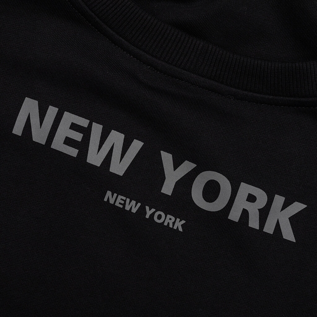New York Postcard Crewneck - Black