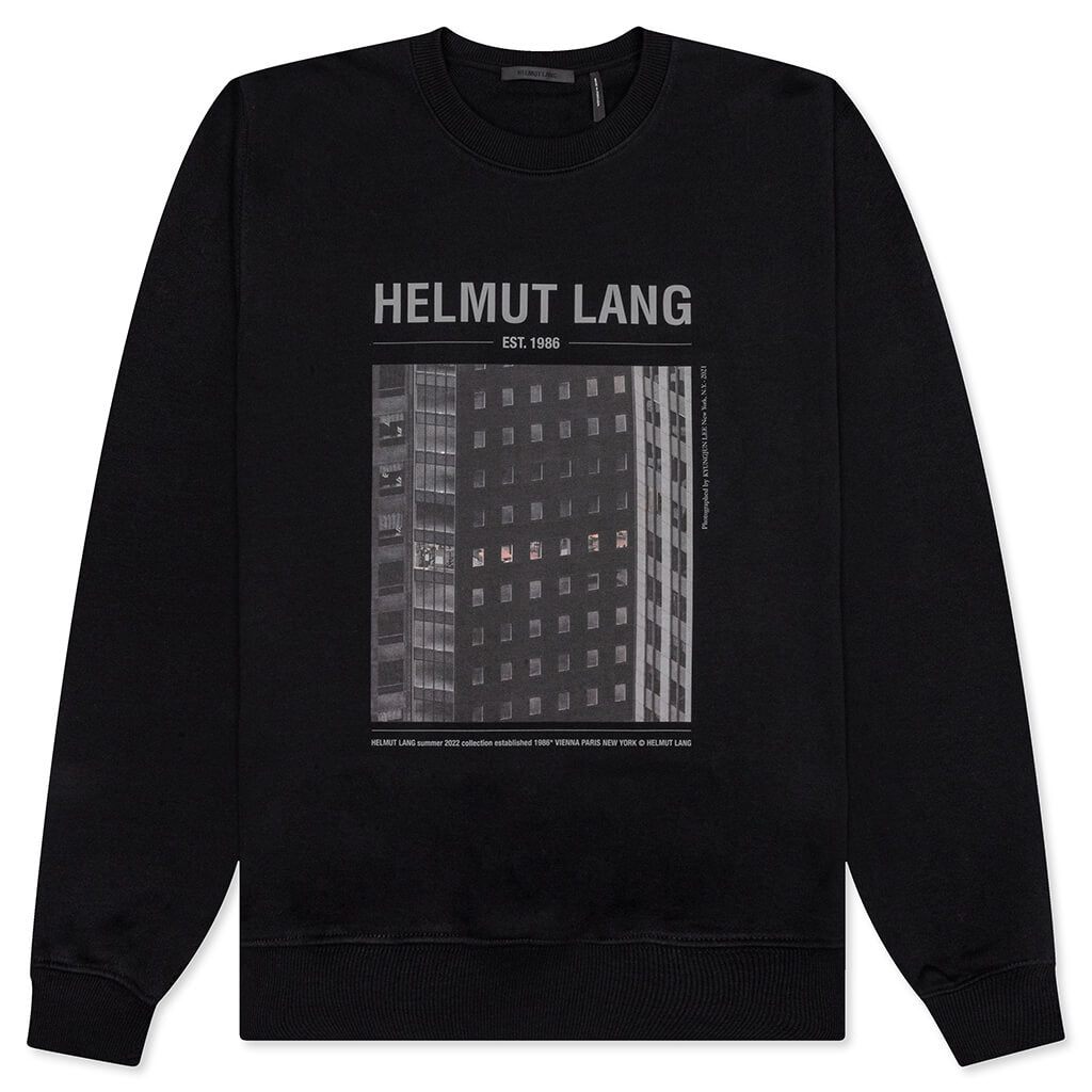 New York Postcard Crewneck - Black