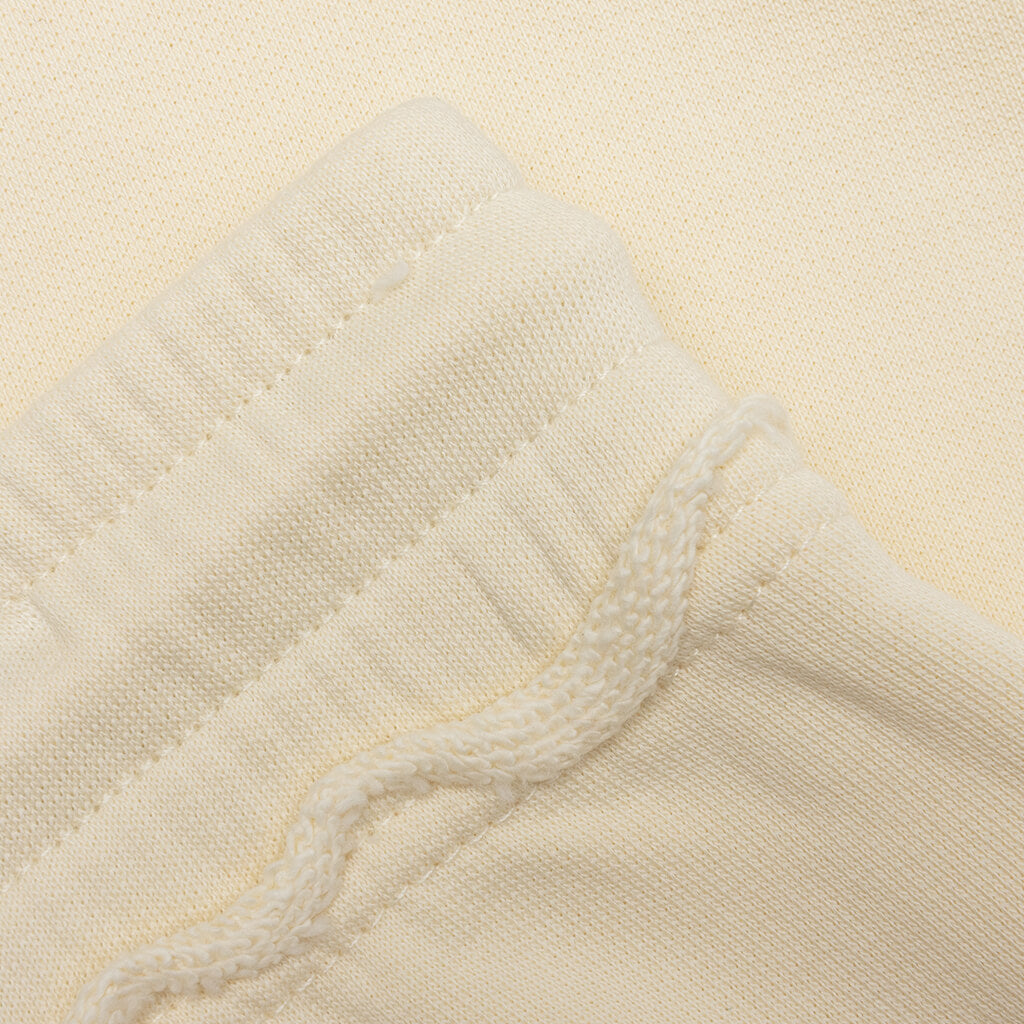 Trapunto Jogger - Custard