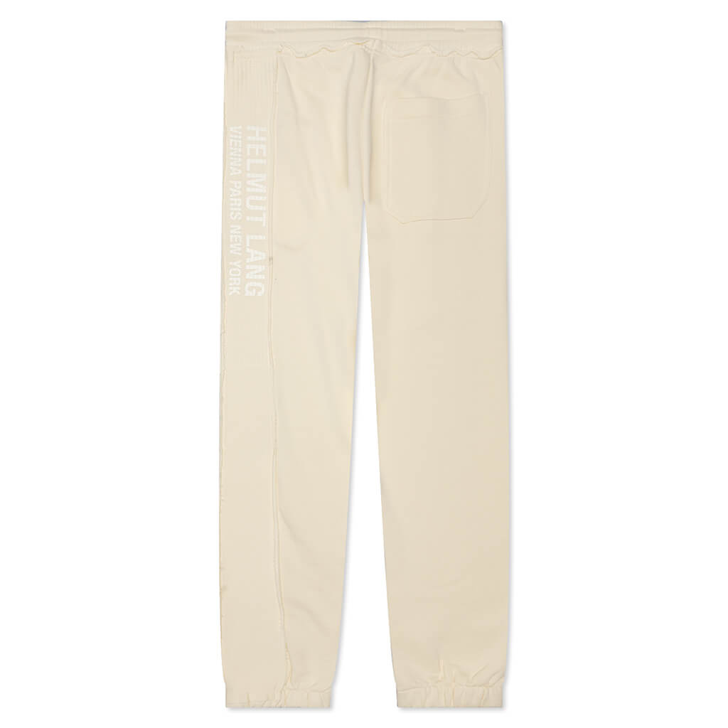 Trapunto Jogger - Custard