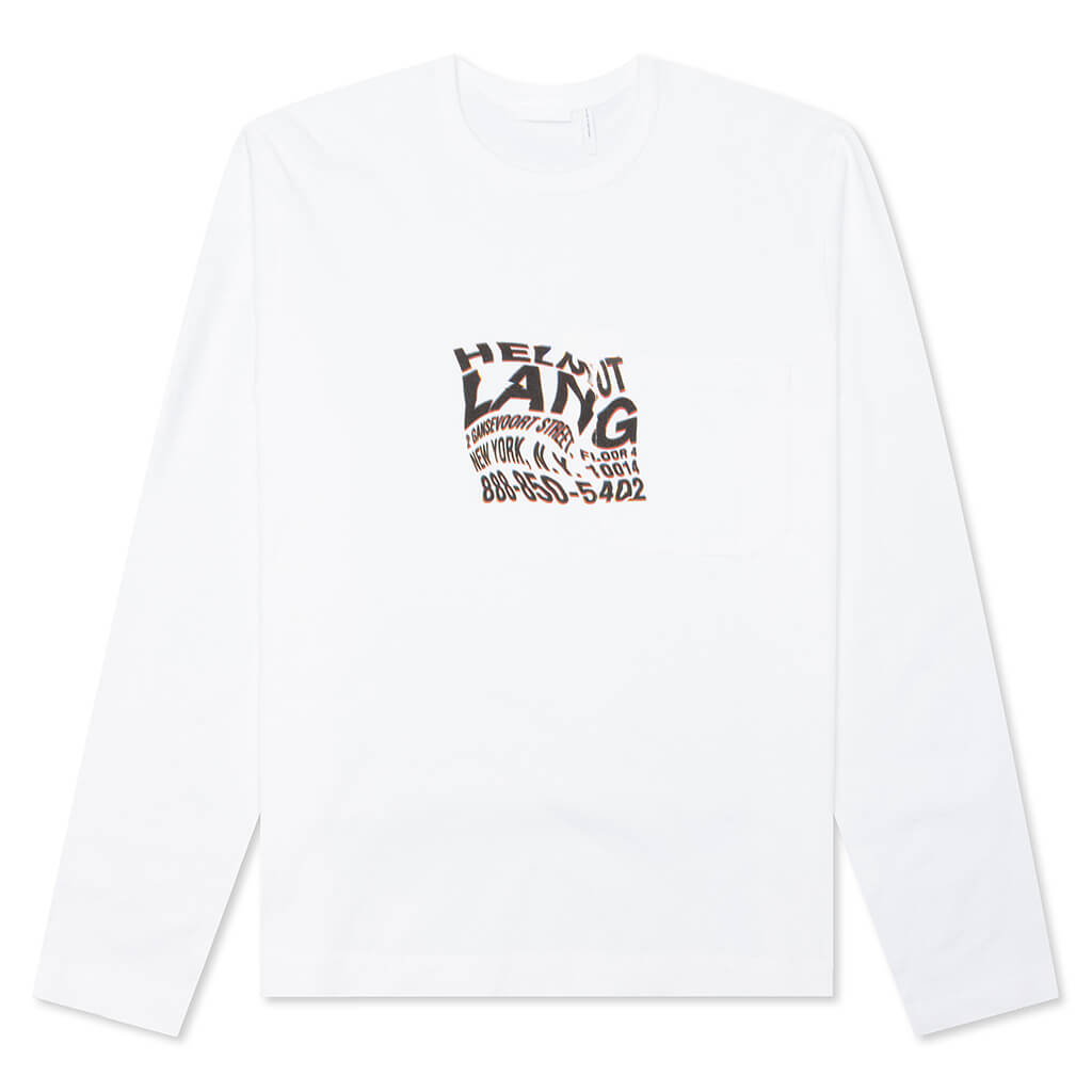 Warp L/S Tee - White