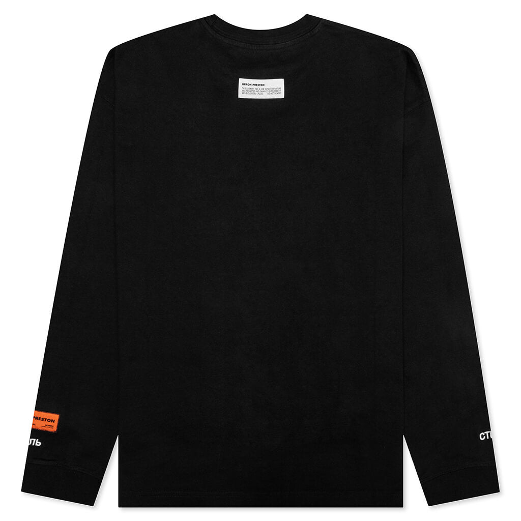 Censored Heron L/S Tee - Black/Grey