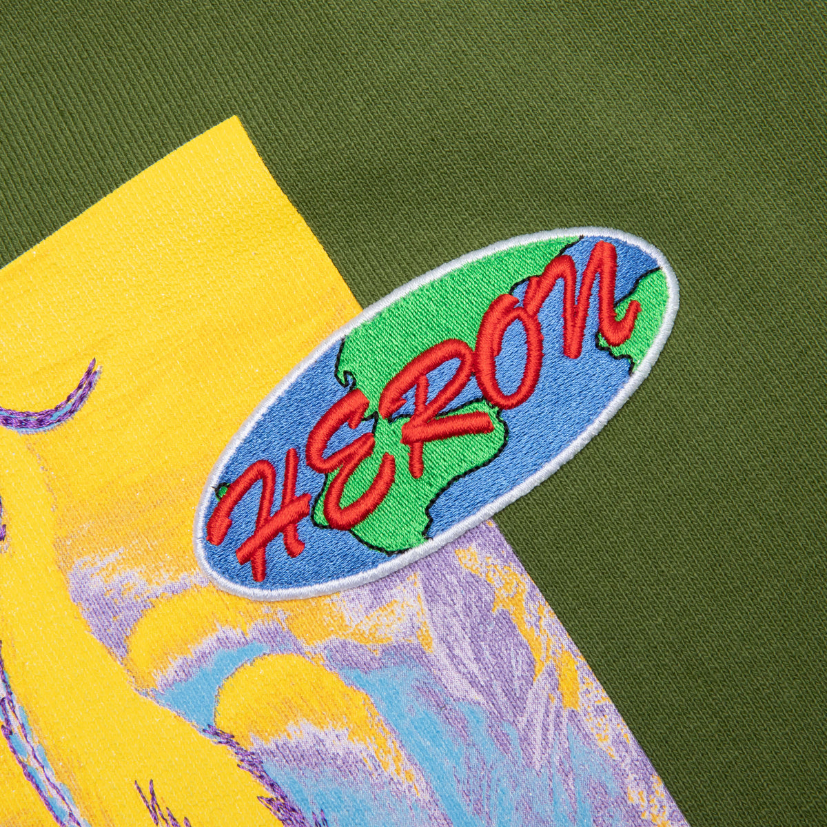 Crewneck OS Heron KK22 - Green/Yellow
