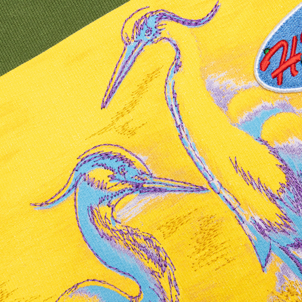 Crewneck OS Heron KK22 - Green/Yellow