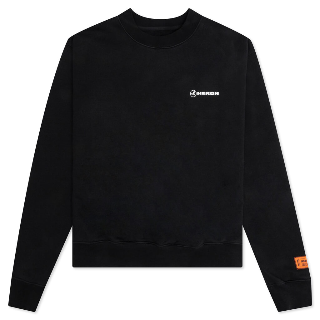 Crewneck OS Heron Tape - Black/White