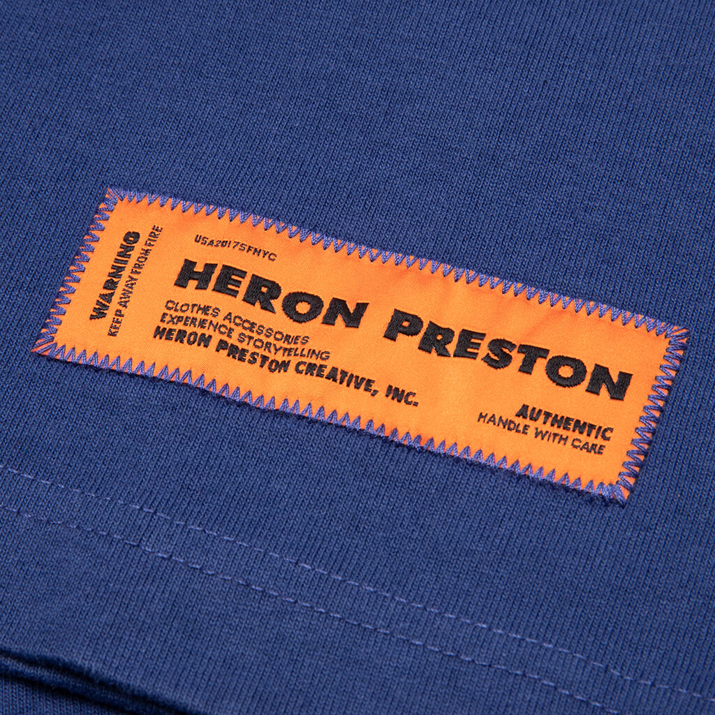 Cutout S/S Tee - Blue/Orange