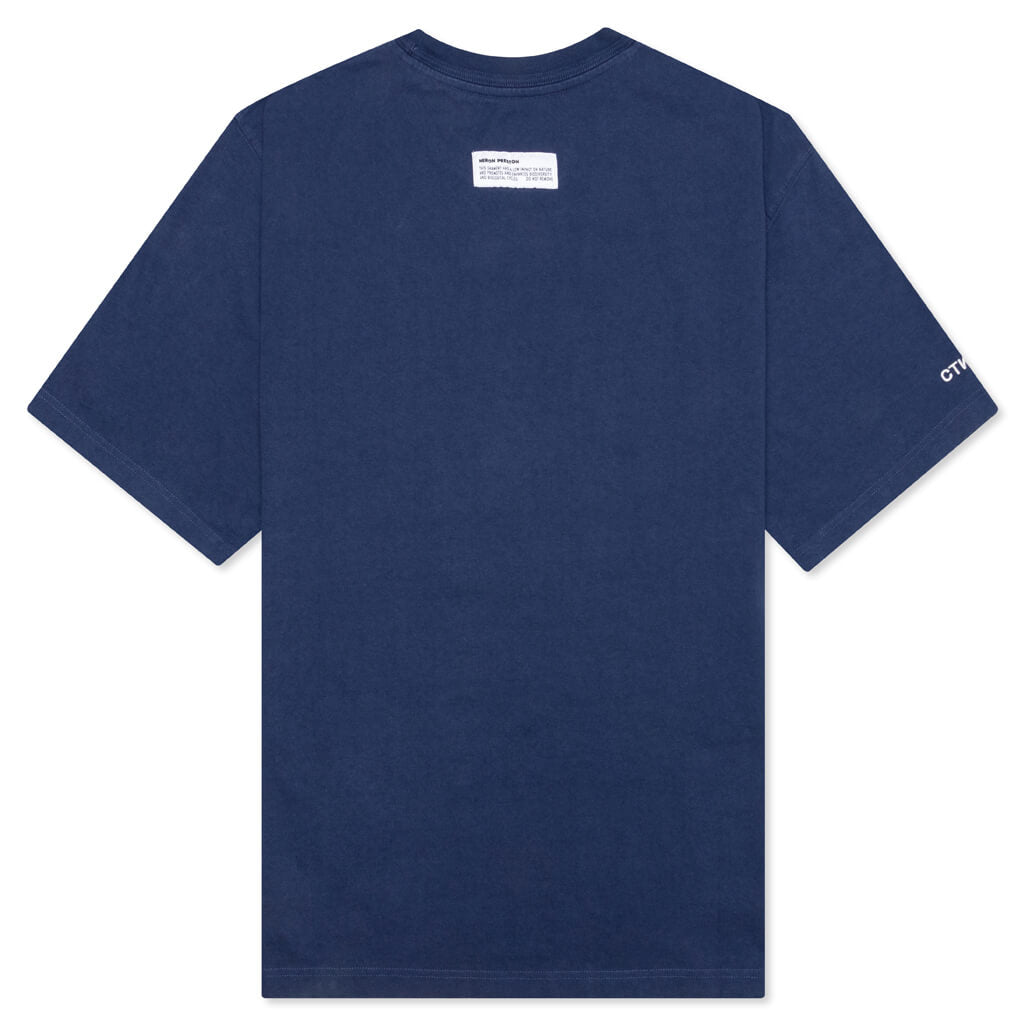 Cutout S/S Tee - Blue/Orange