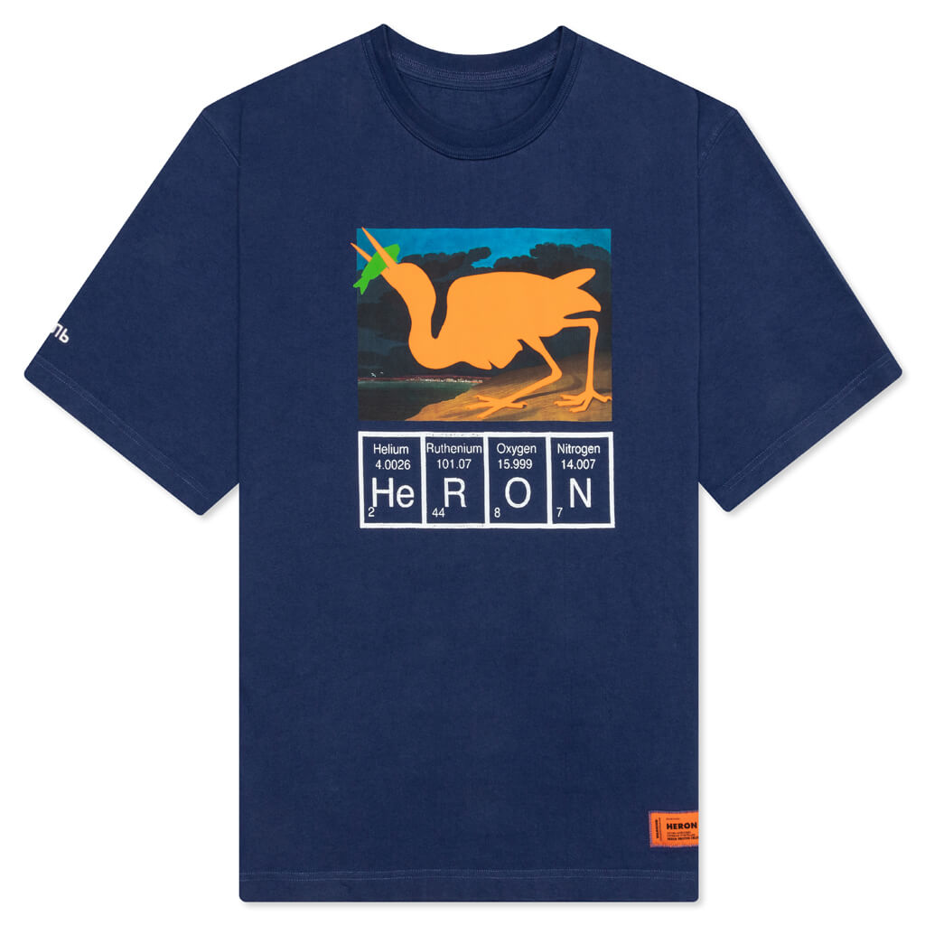 Cutout S/S Tee - Blue/Orange