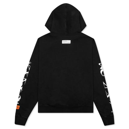 HP Brush Hoodie - Black/White