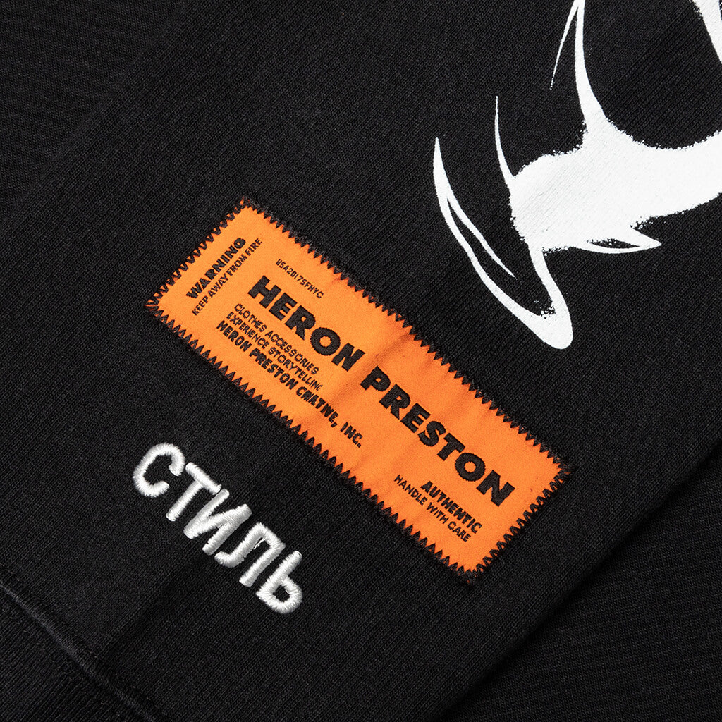 HP Brush L/S Turtleneck - Black/White