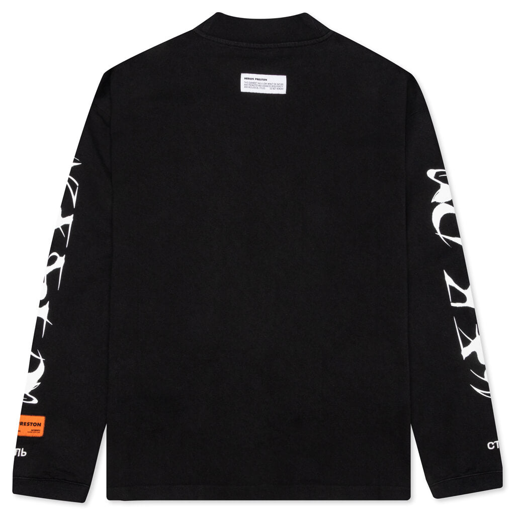 HP Brush L/S Turtleneck - Black/White