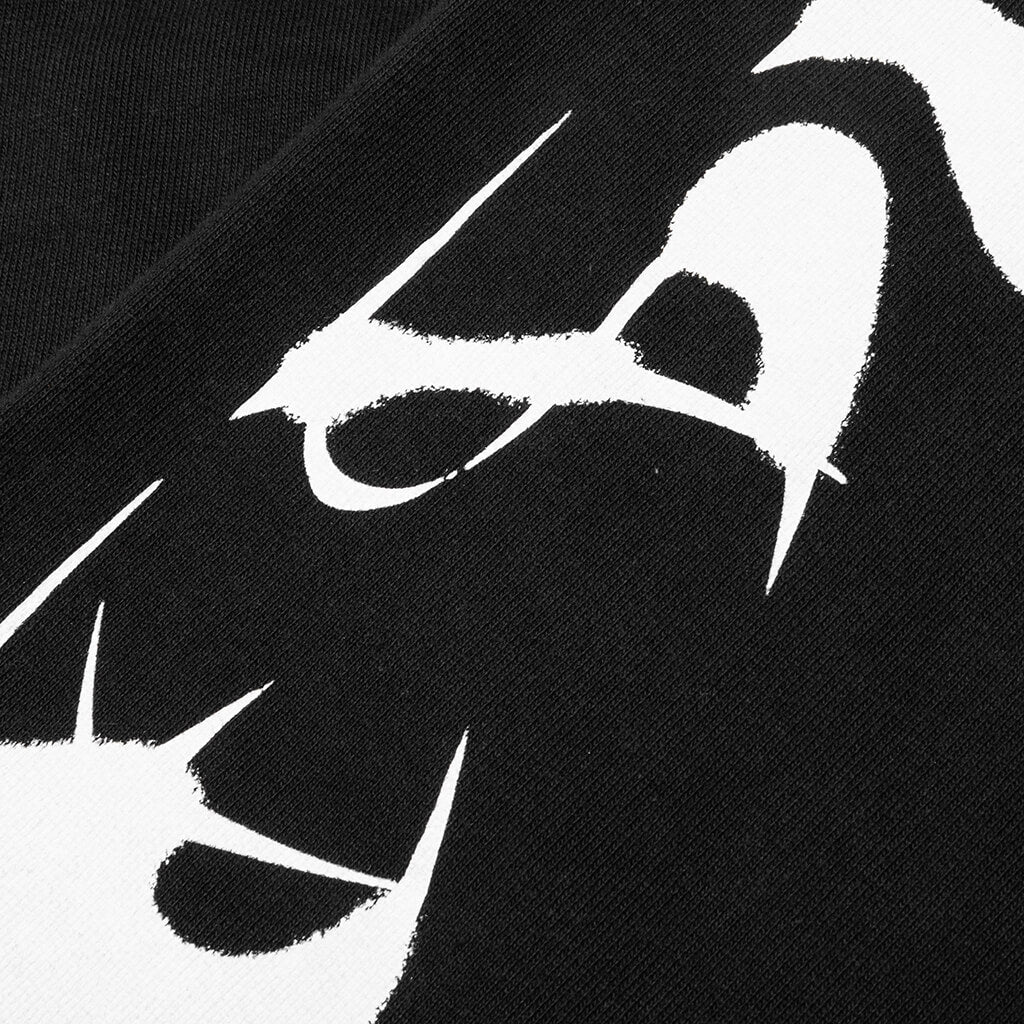 HP Brush Plain Sweatpants - Black/White
