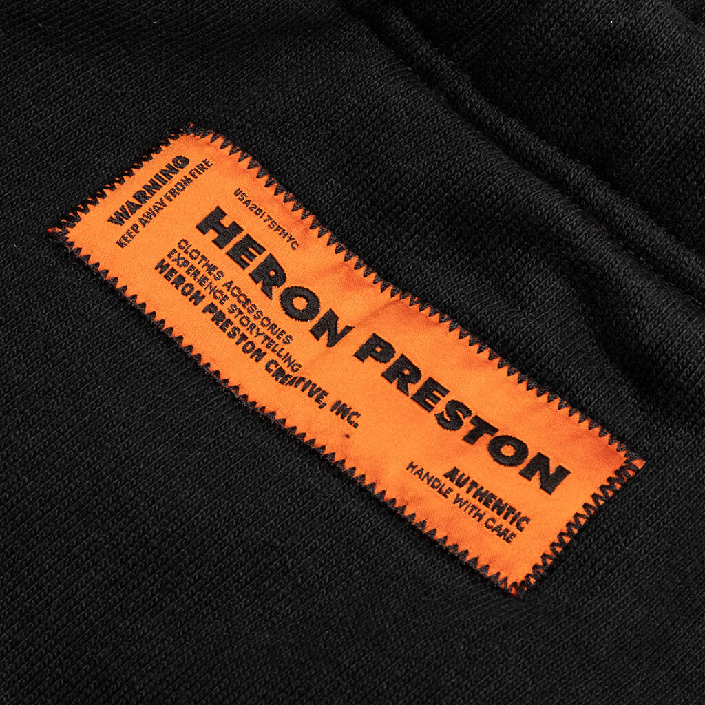 HP Brush Plain Sweatpants - Black/White